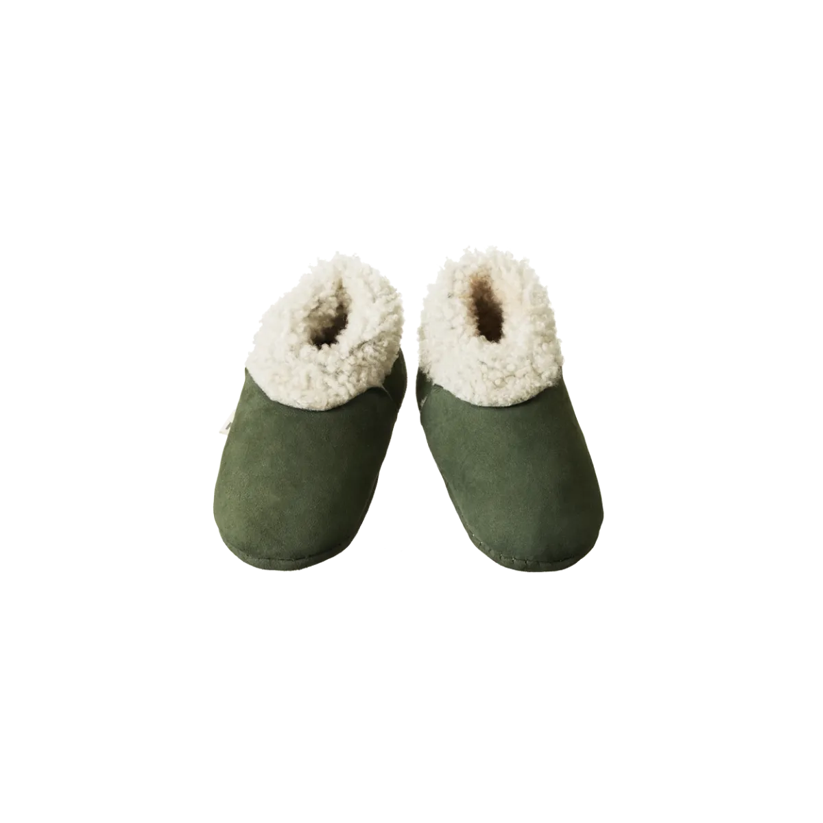 NATURE BABY LAMBSKIN BOOTIES THYME