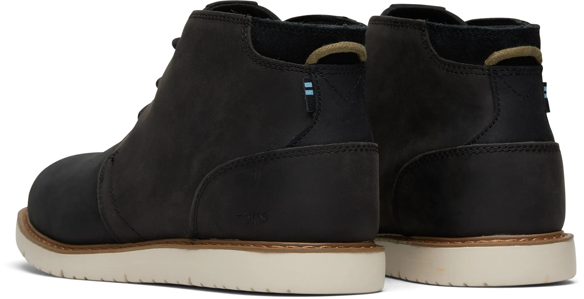 Navi Chukka Boot - Black Leather