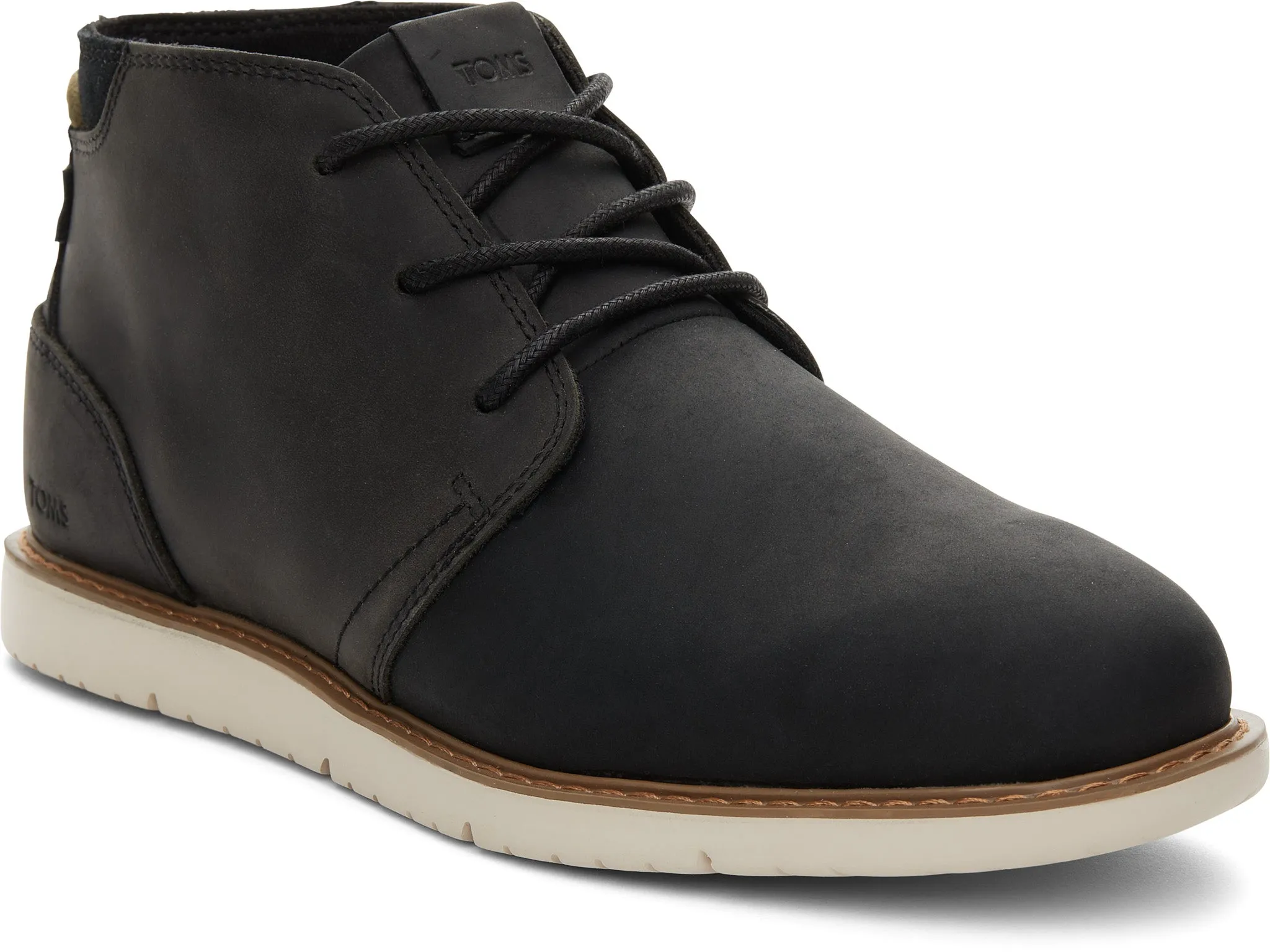 Navi Chukka Boot - Black Leather