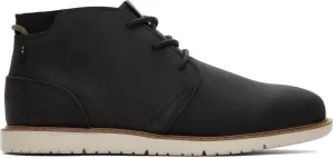 Navi Chukka Boot - Black Leather