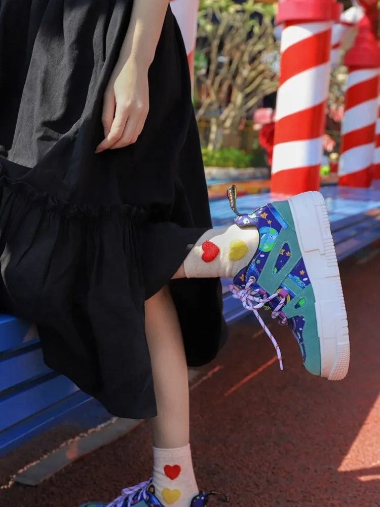 Night and Stars Platform Sneakers【s0000002114】