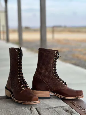 Olathe Boot Co.  | Saddle Elk Butt Lacer Boot