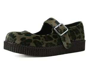 Olive Leopard Viva II Mary Jane