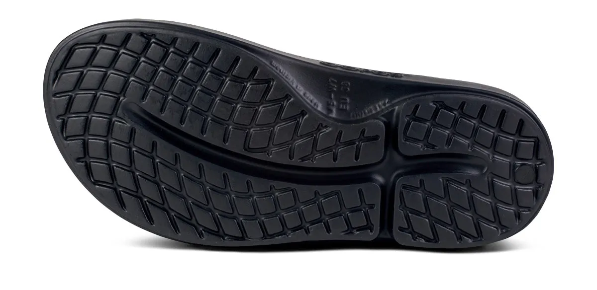 OOFOS Women's OOahh Luxe Slide - Midnight Spectre