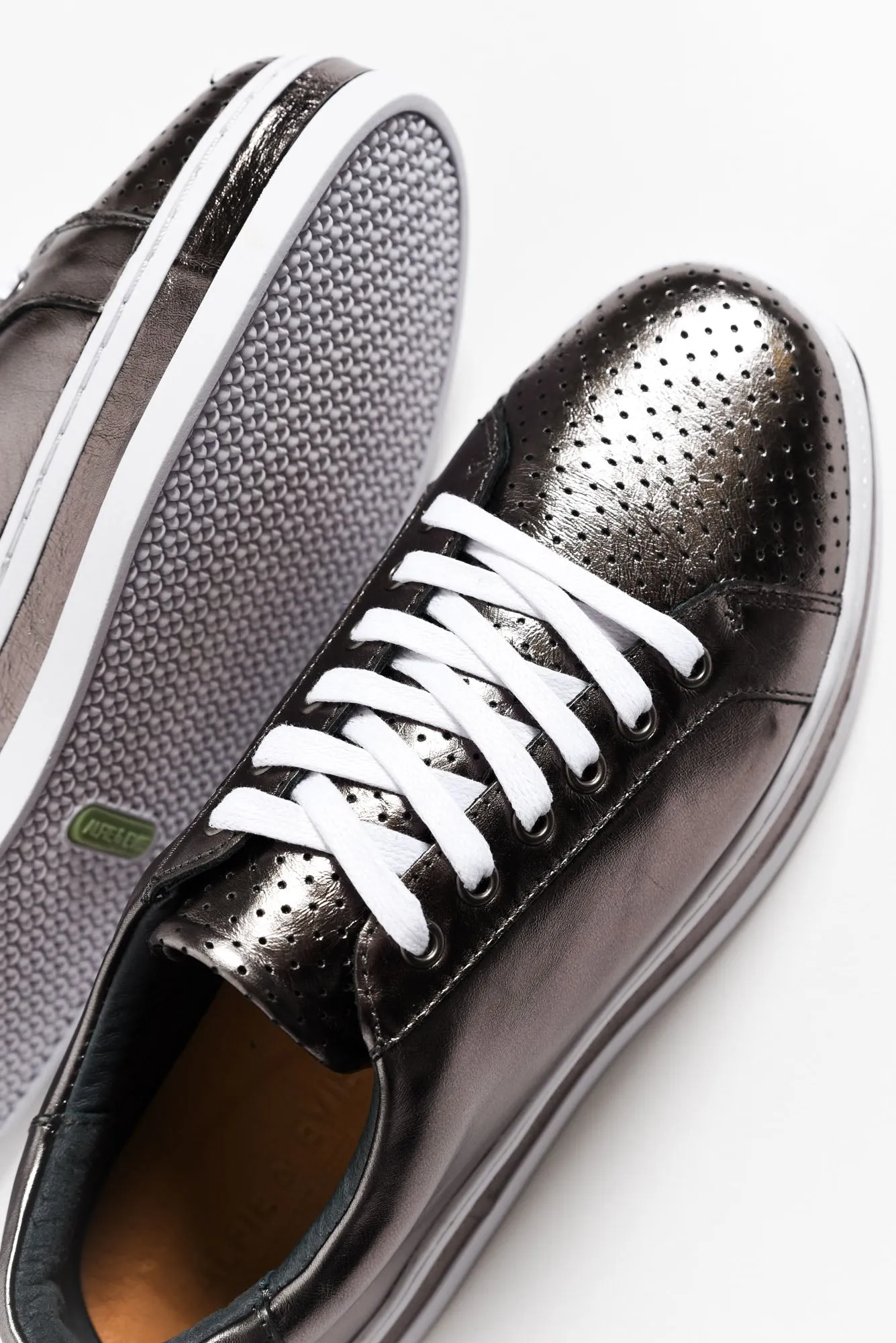 Paradise Pewter Leather Sneaker