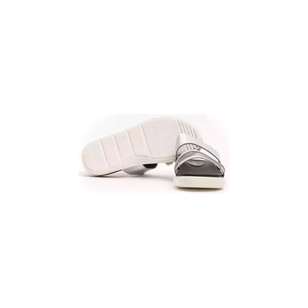 Péché Originel Silver Polyethylene Women Sandal