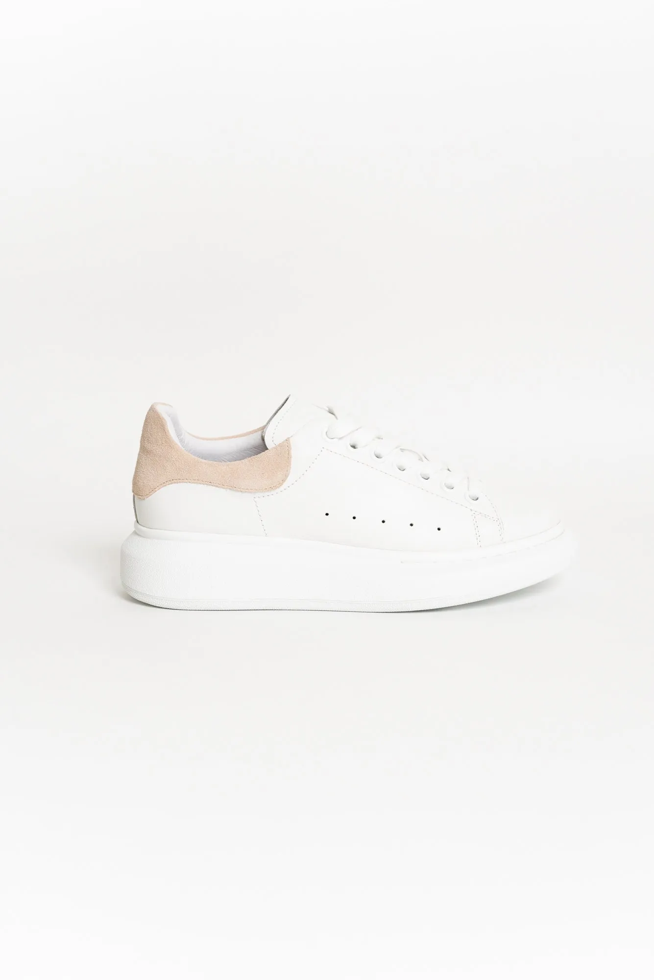 Perez White Leather Sneaker