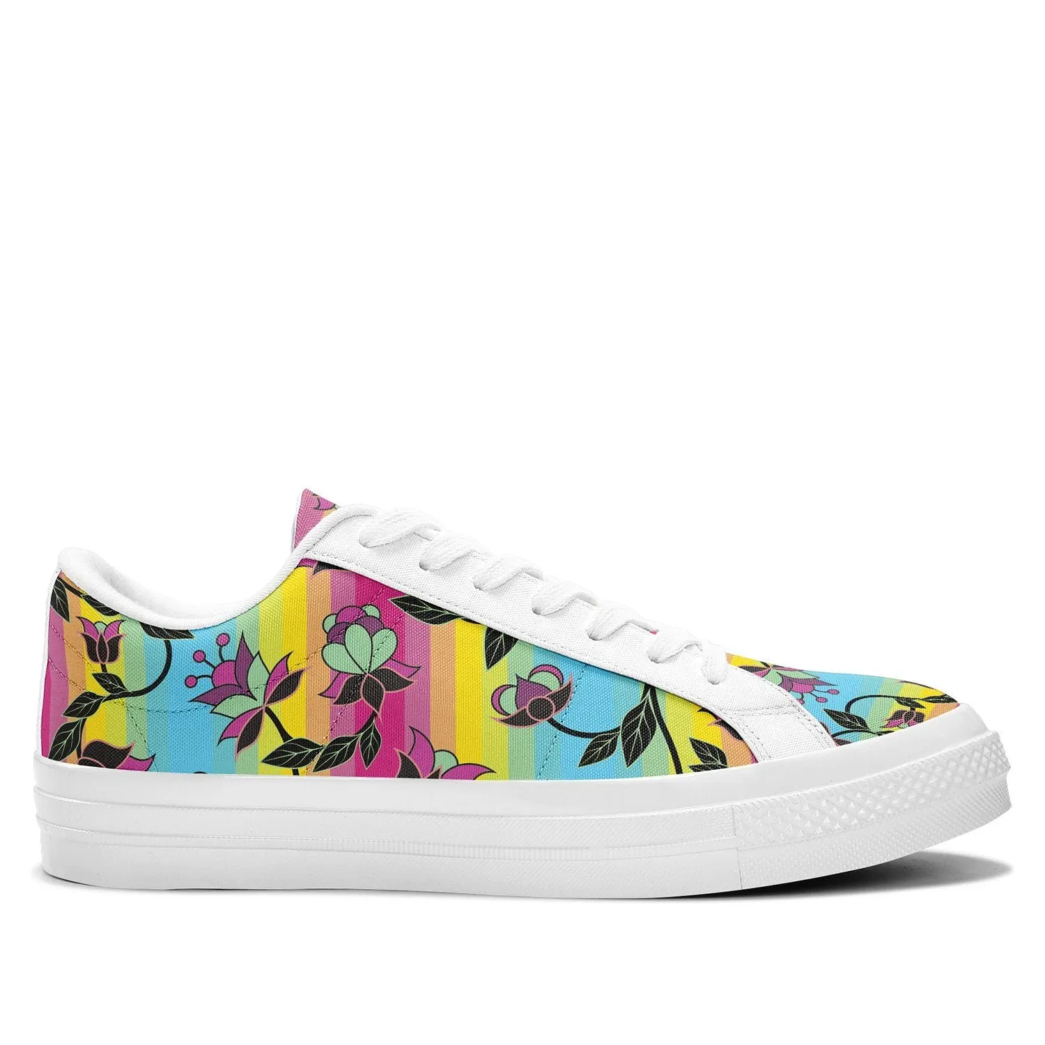 Powwow Carnival Aapisi Low Top Canvas Shoes White Sole