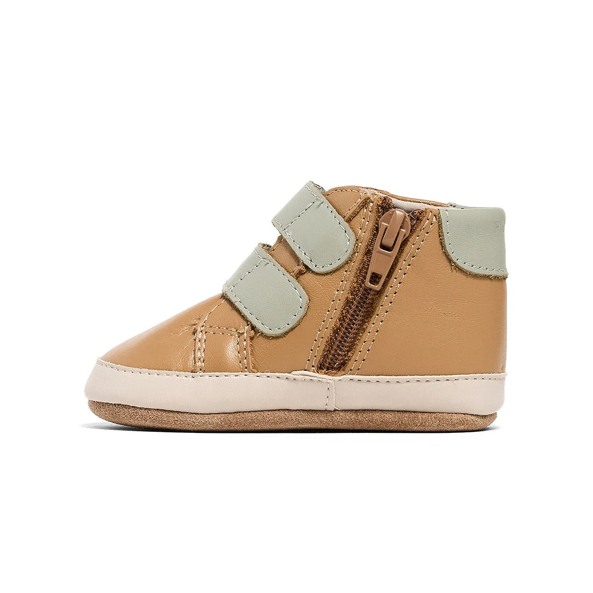 Pretty Brave Baby Hi-Top Tan/Sage