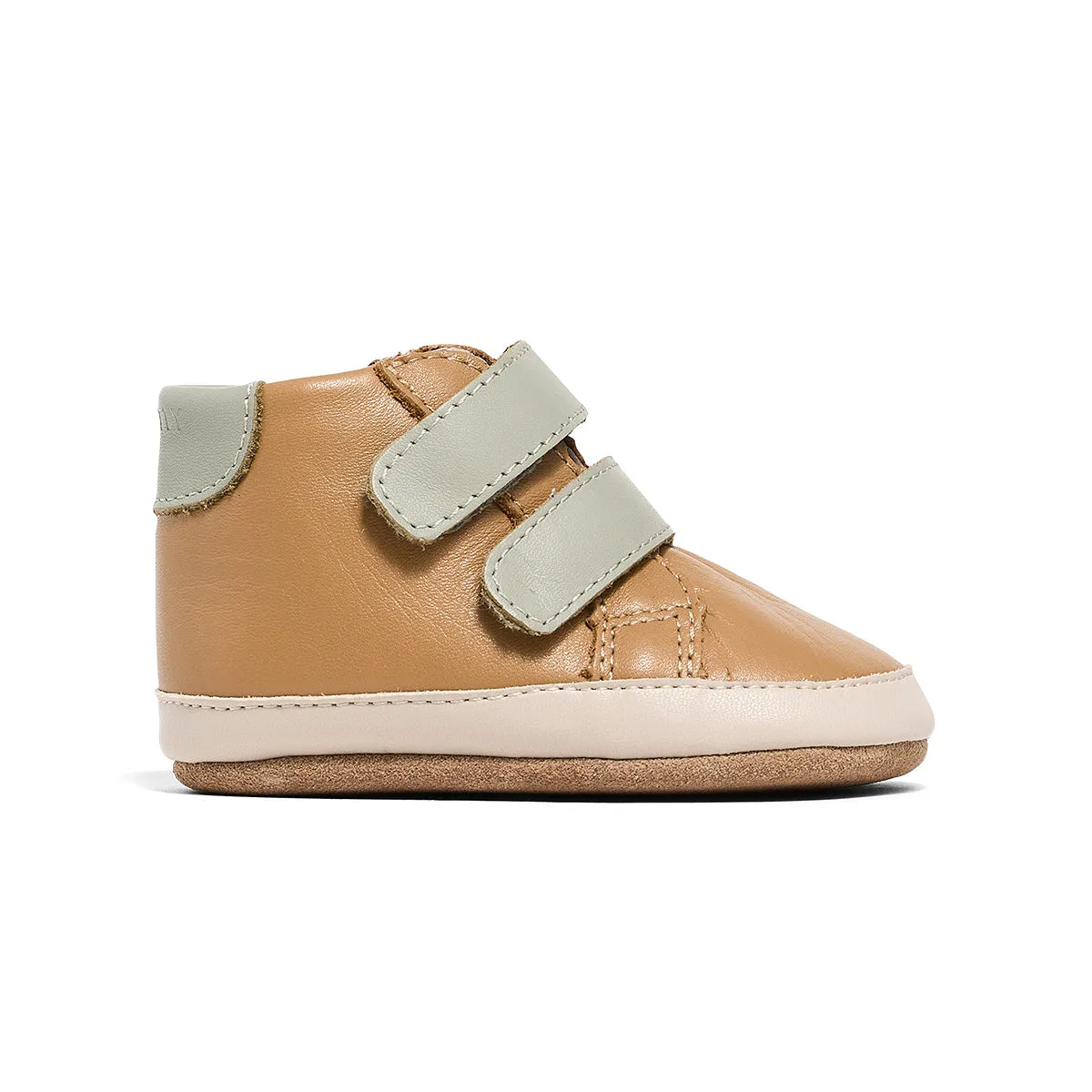 Pretty Brave Baby Hi-Top Tan/Sage