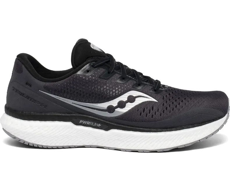 "SAUCONY" Men's Triumph 18 (Charcoal/White)