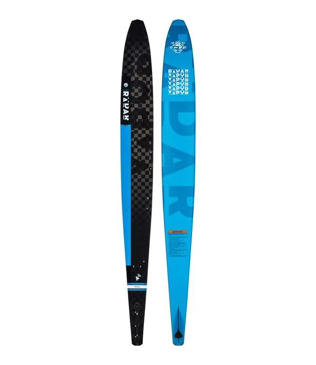 Radar Vapor Pro Build Slalom Ski with Vapor Boot & RTP (2024) - Blue