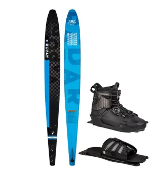 Radar Vapor Pro Build Slalom Ski with Vapor Boot & RTP (2024) - Blue