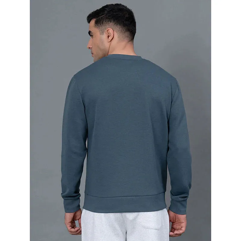 RedTape Embossed Athleisure Sweatshirt for Men | Comfortable and Stylish | Warm and Cozy