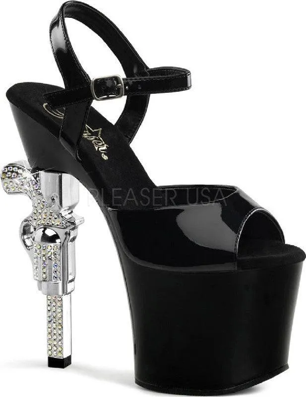 REVOLVER-709 [Patent Black] | PLATFORM HEELS [PREORDER]