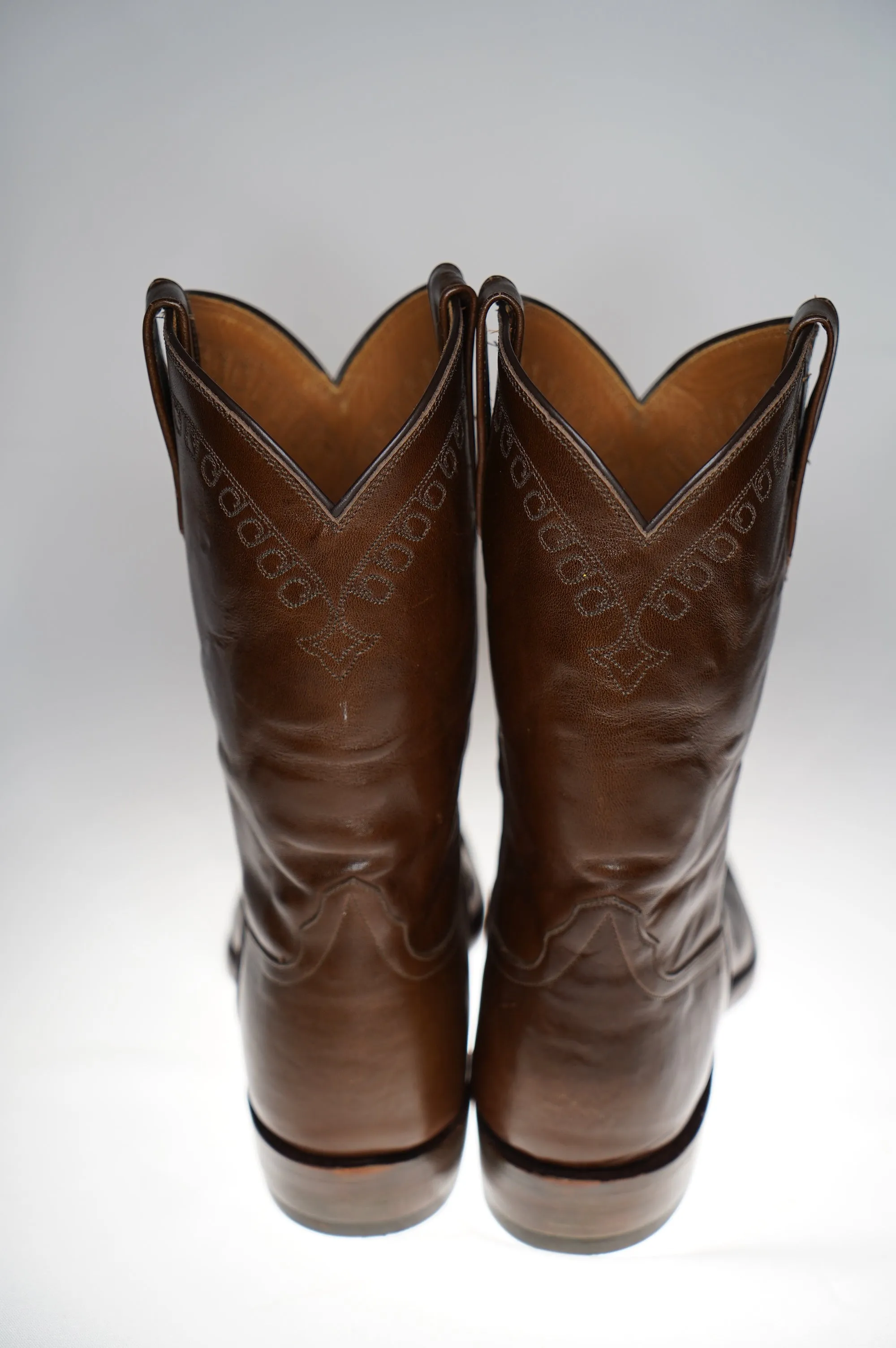 RIOS MEN’S SPECIAL LEATHER WESTERN BOOTS | Chocolate Brown