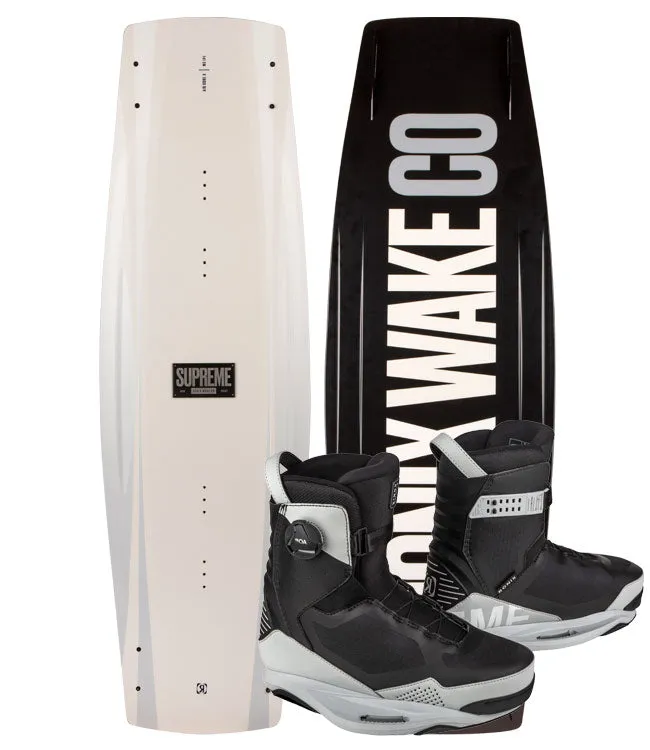 Ronix Supreme Wakeboard Package with Supreme Boots (2025)