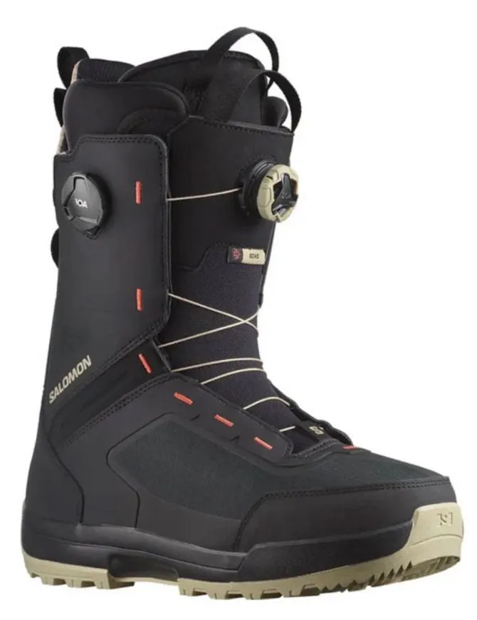 Salomon Echo Dual Boa Snowboard Boot Wide 2024 | Green/Black/Coral