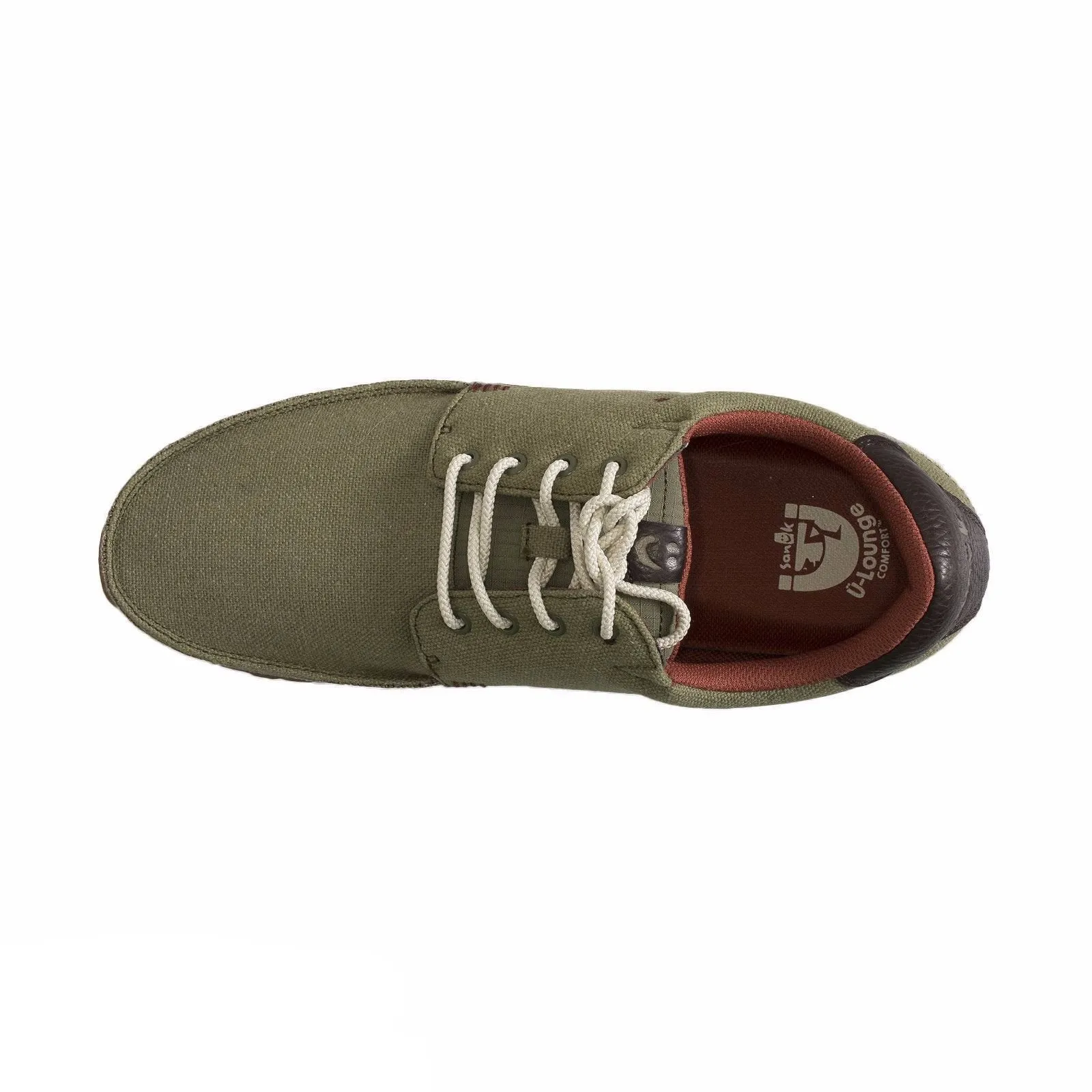 Sanuk Beer Runner Olive/Brown Shoes