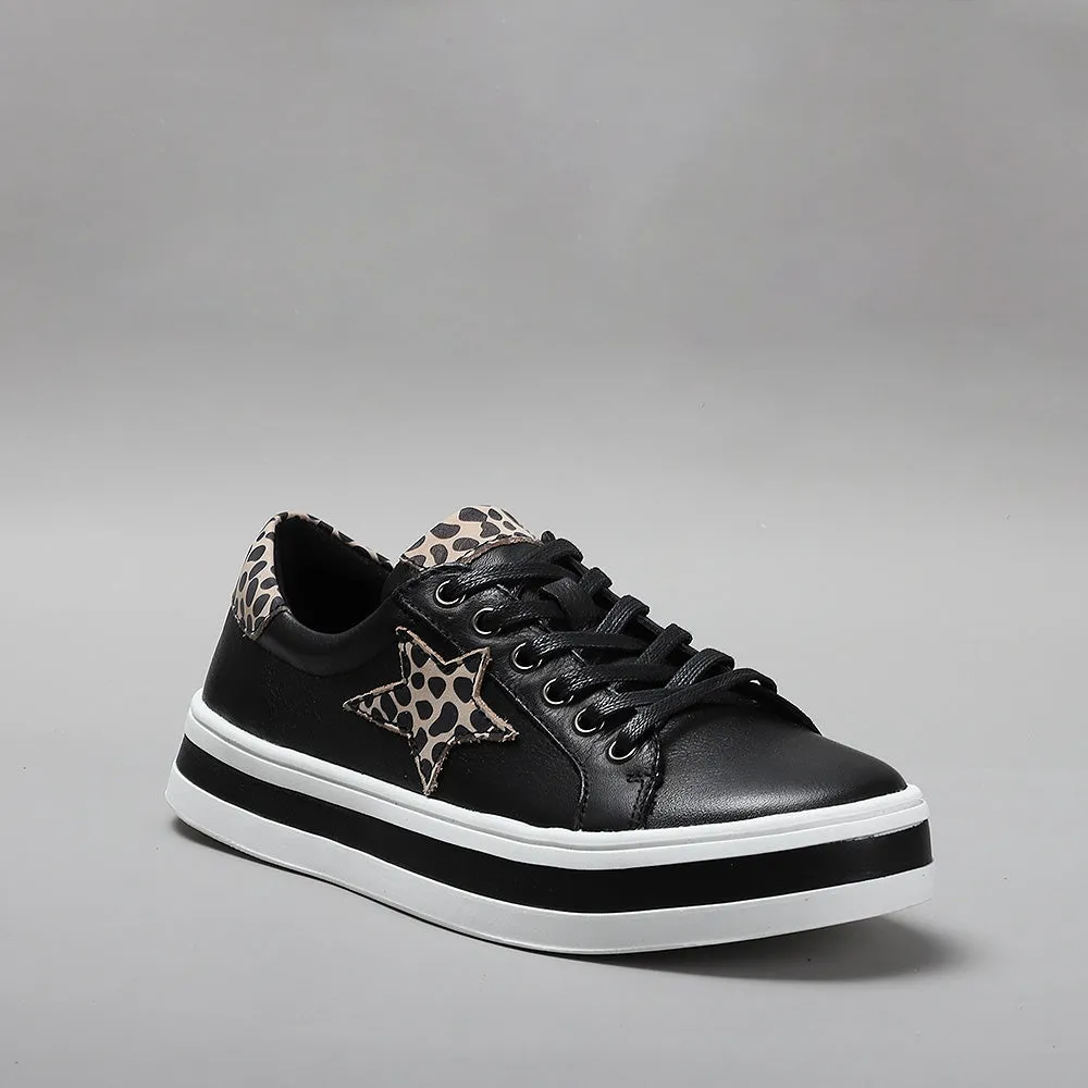 Savis - Black/Leopard