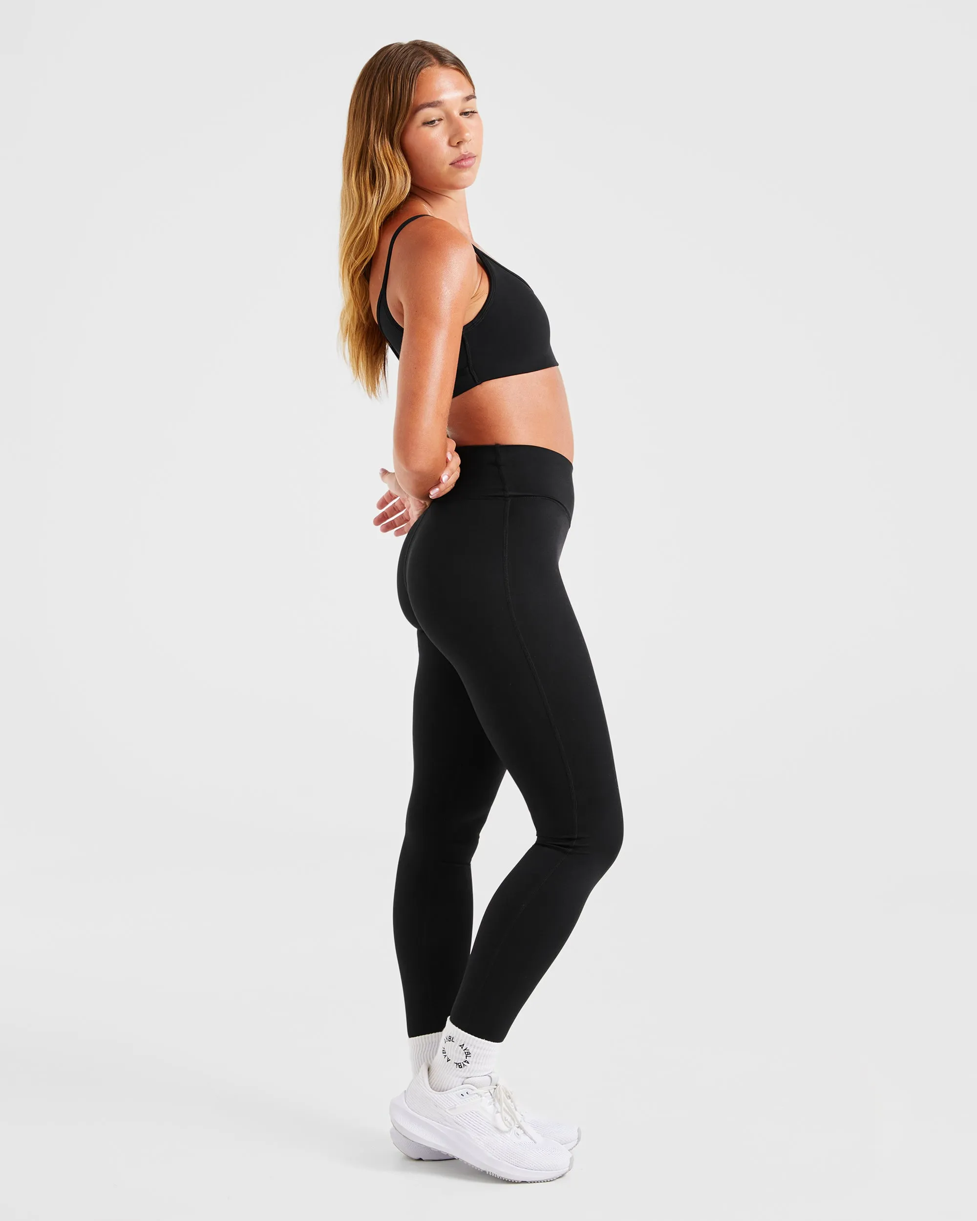 Sculpt Wrap Leggings - Black