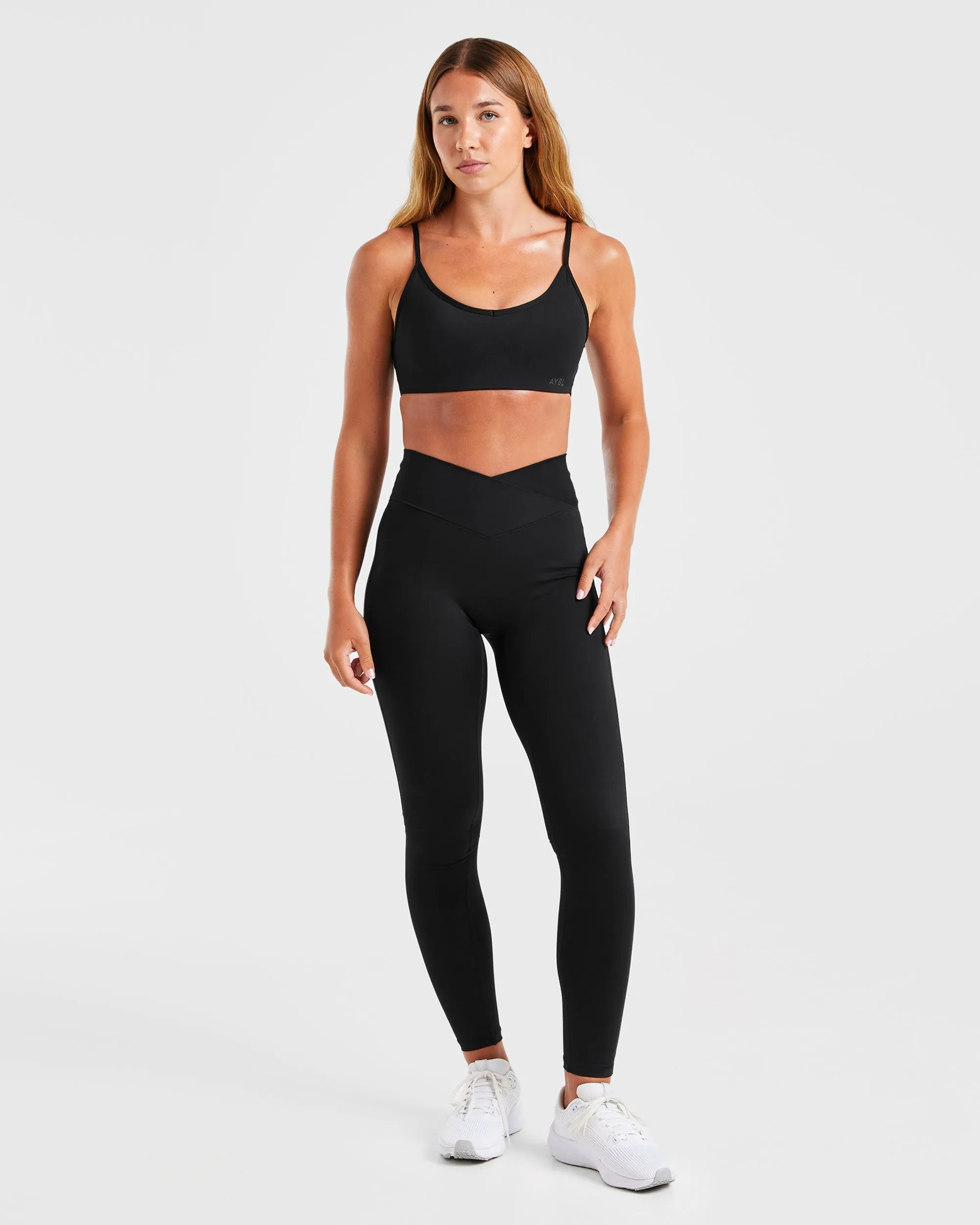 Sculpt Wrap Leggings - Black