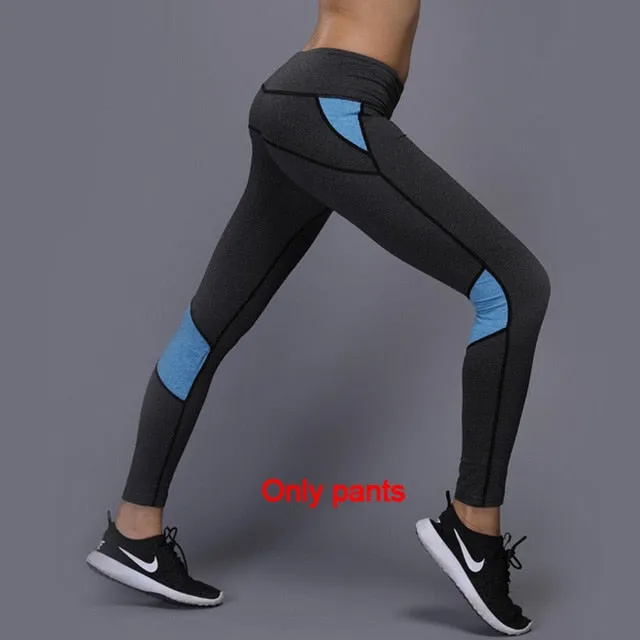 Sexy Yoga Set sports wear for women gym TShirt   Pants Breathable Gym Workout Clothes Compressed Yoga Leggings Sport Suit