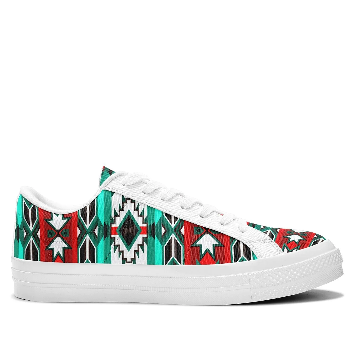 Southwest Journey Aapisi Low Top Canvas Shoes White Sole