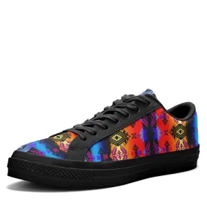 Sovereign Nation Sunset Aapisi Low Top Canvas Shoes Black Sole