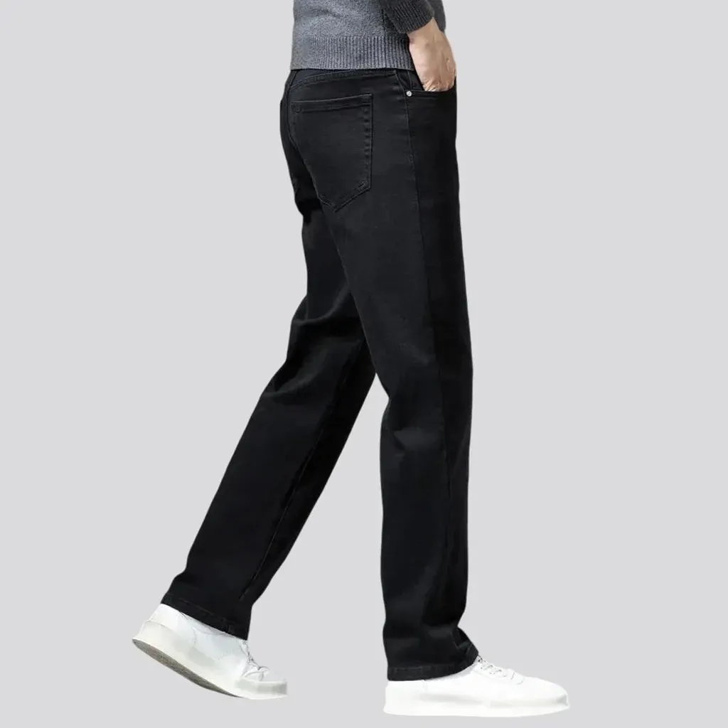 Stretchable vintage tapered men's jeans