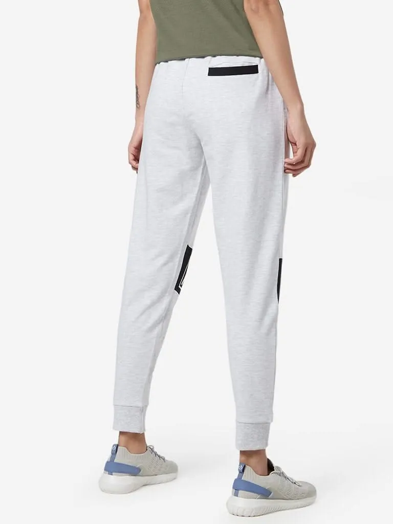 Studiofit Grey Typographic Print Joggers