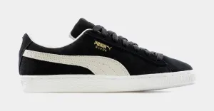 Suede Classic Grade School Lifestyle Shoe (Black)