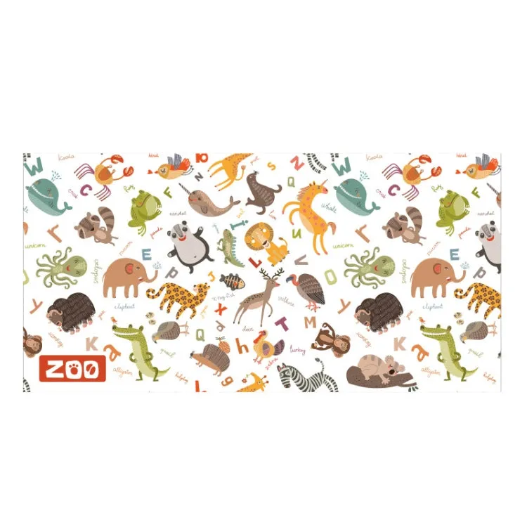 SY004 Resort Seaside Portable Diving Printed Microfiber Beach Towel(Animal World)