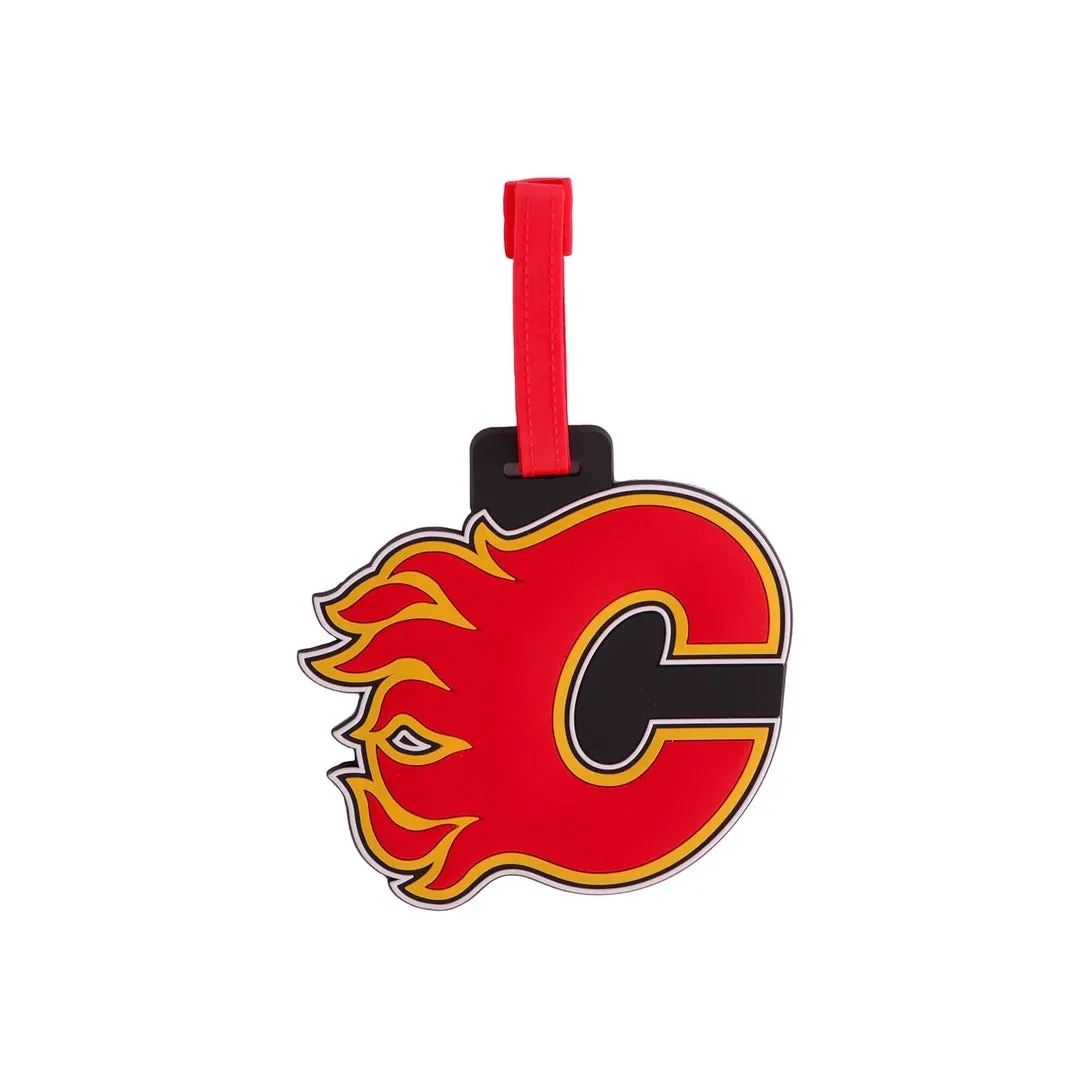 The Sports Vault NHL Calgary Flames Jumbo Luggage Tag