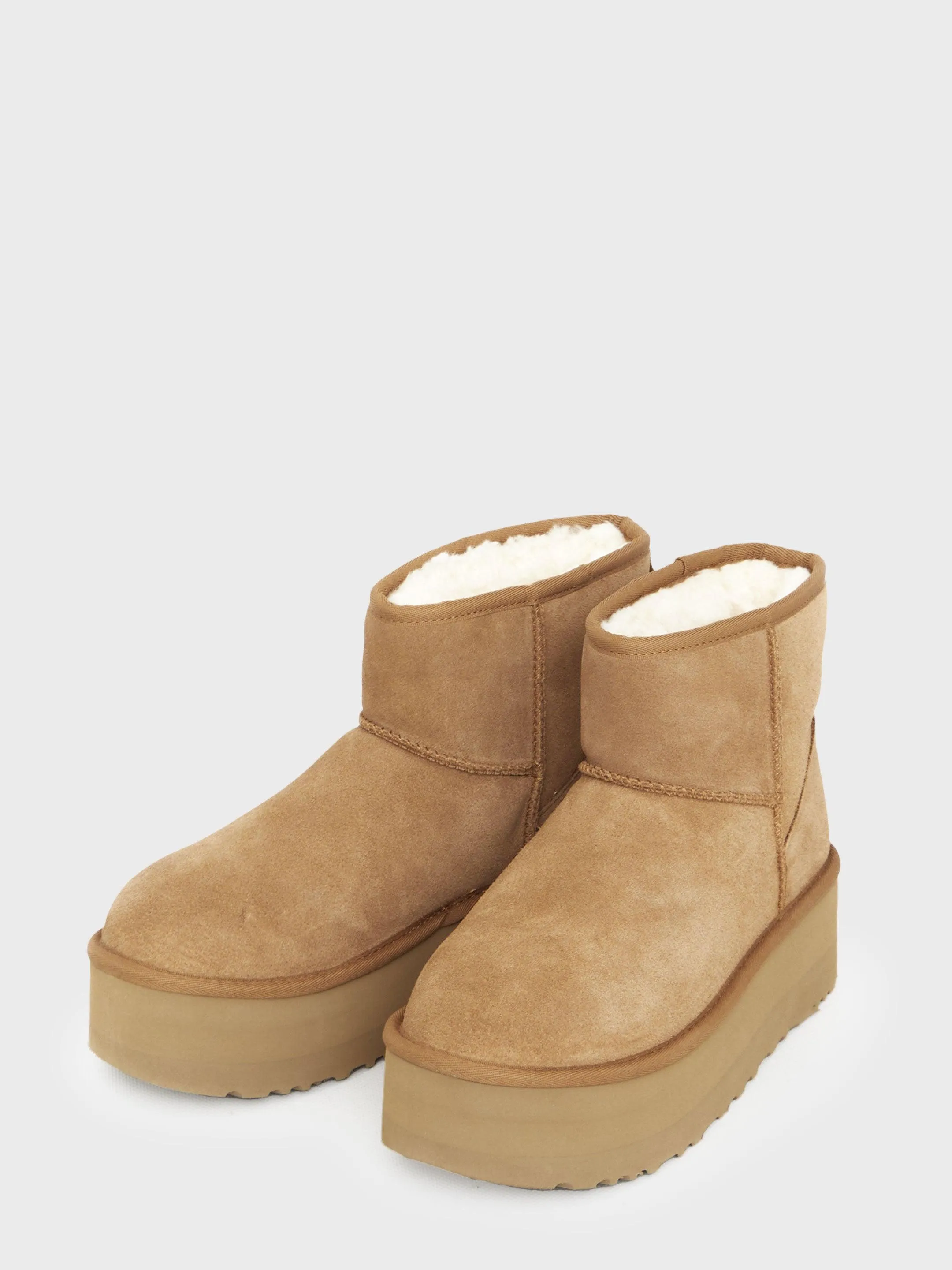 Ugg Classic Mini Platform In Chestnut