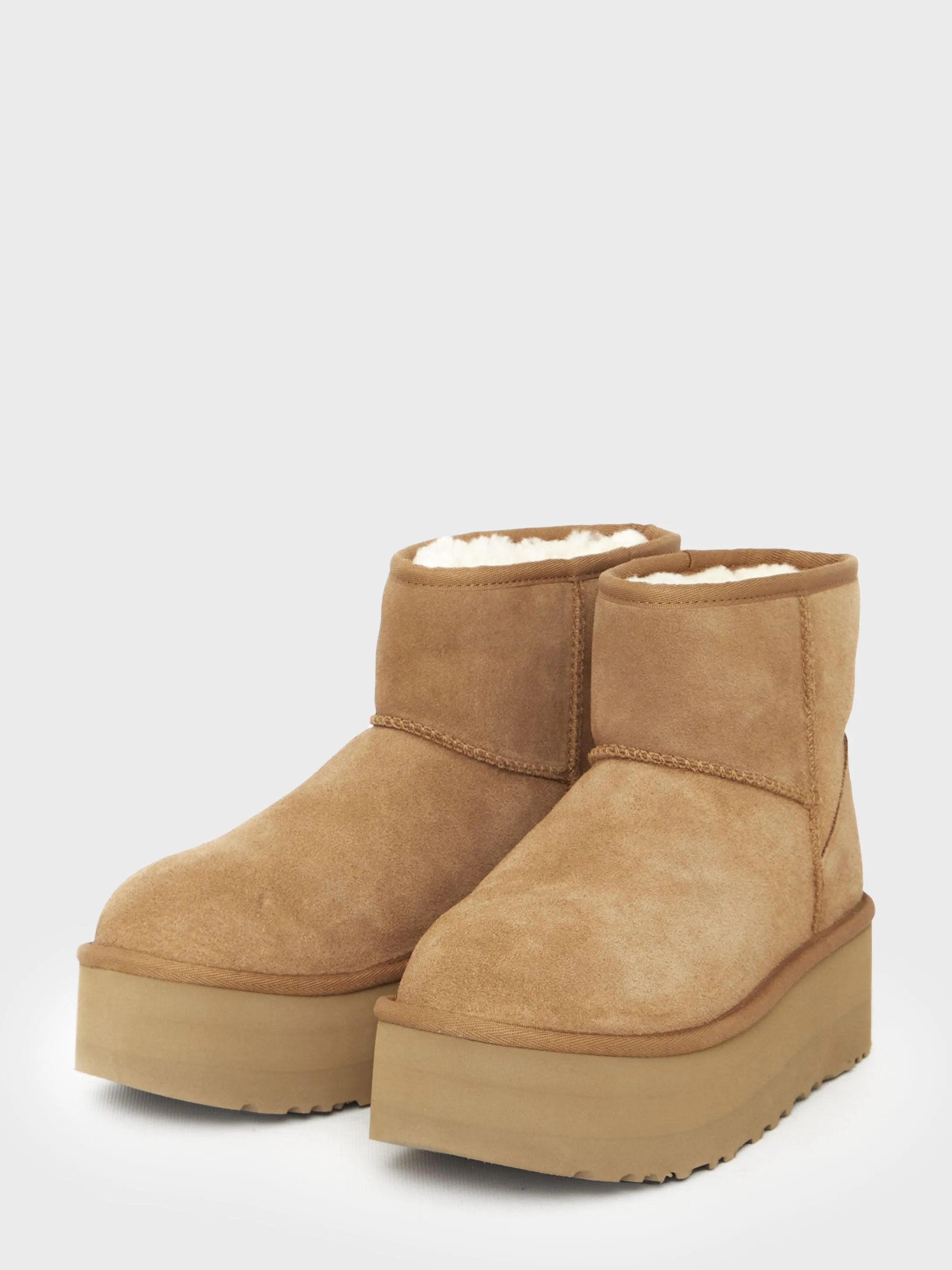 Ugg Classic Mini Platform In Chestnut