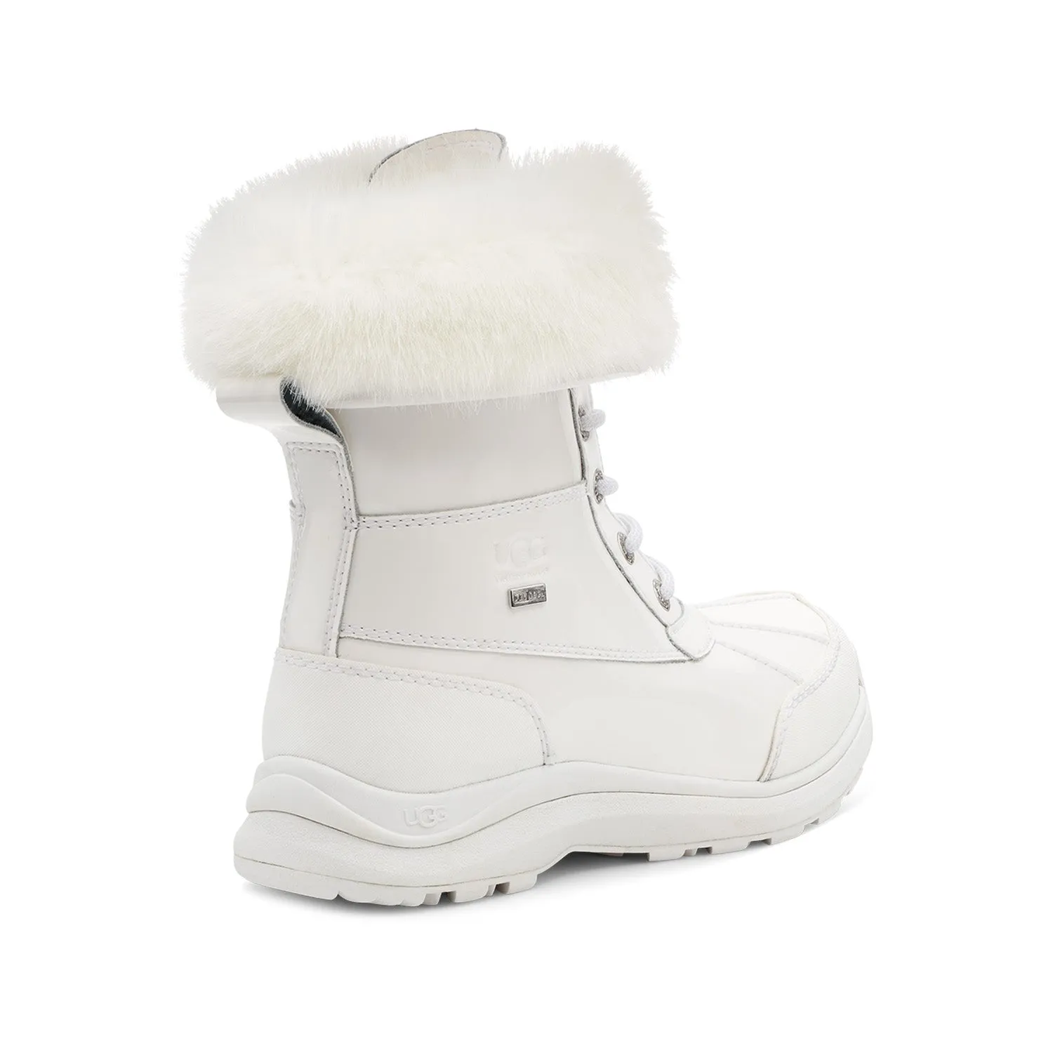 UGG Women's Adirondack Boot III in White Patent