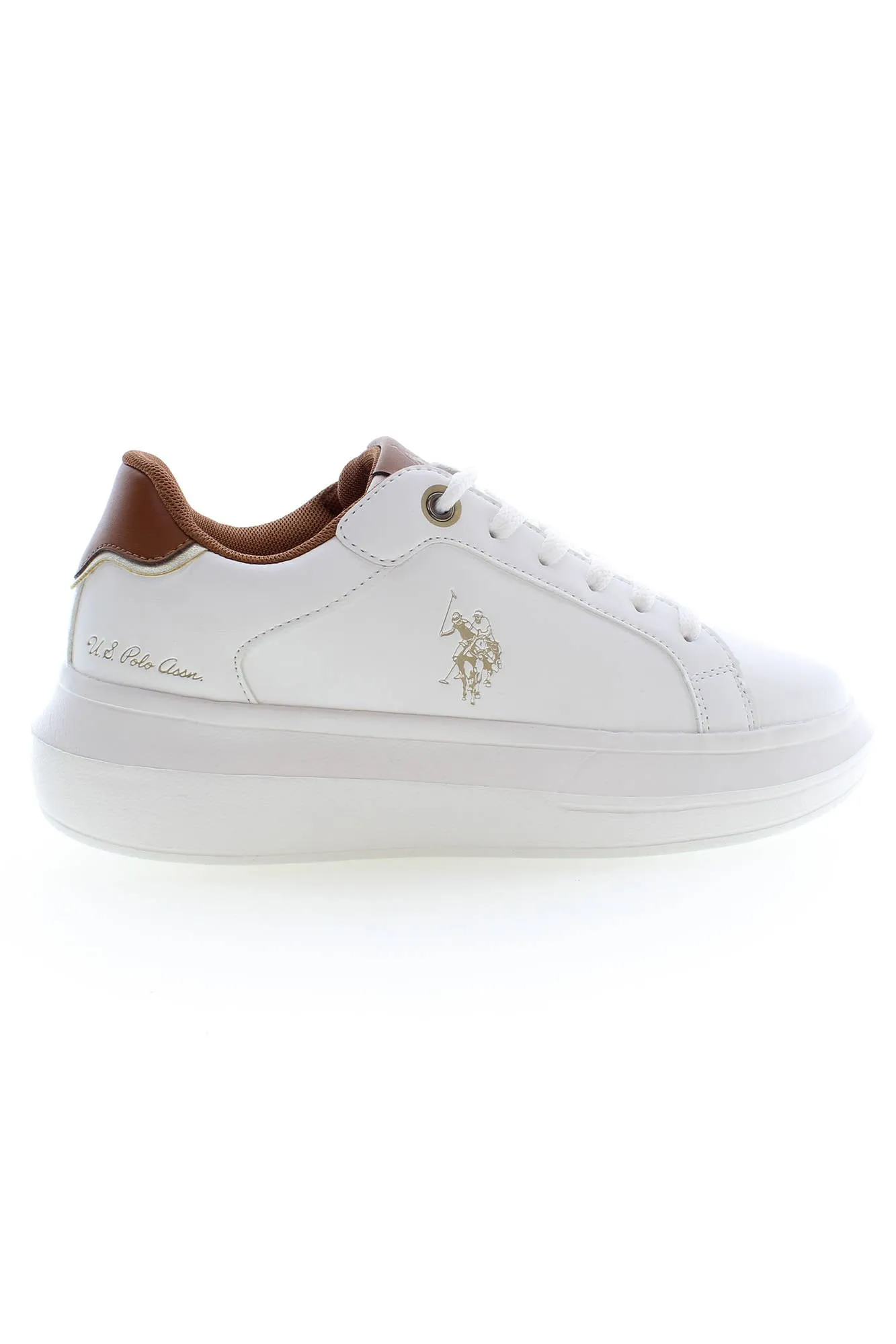 US POLO BEST PRICE WHITE WOMEN'S SPORTS SHOES