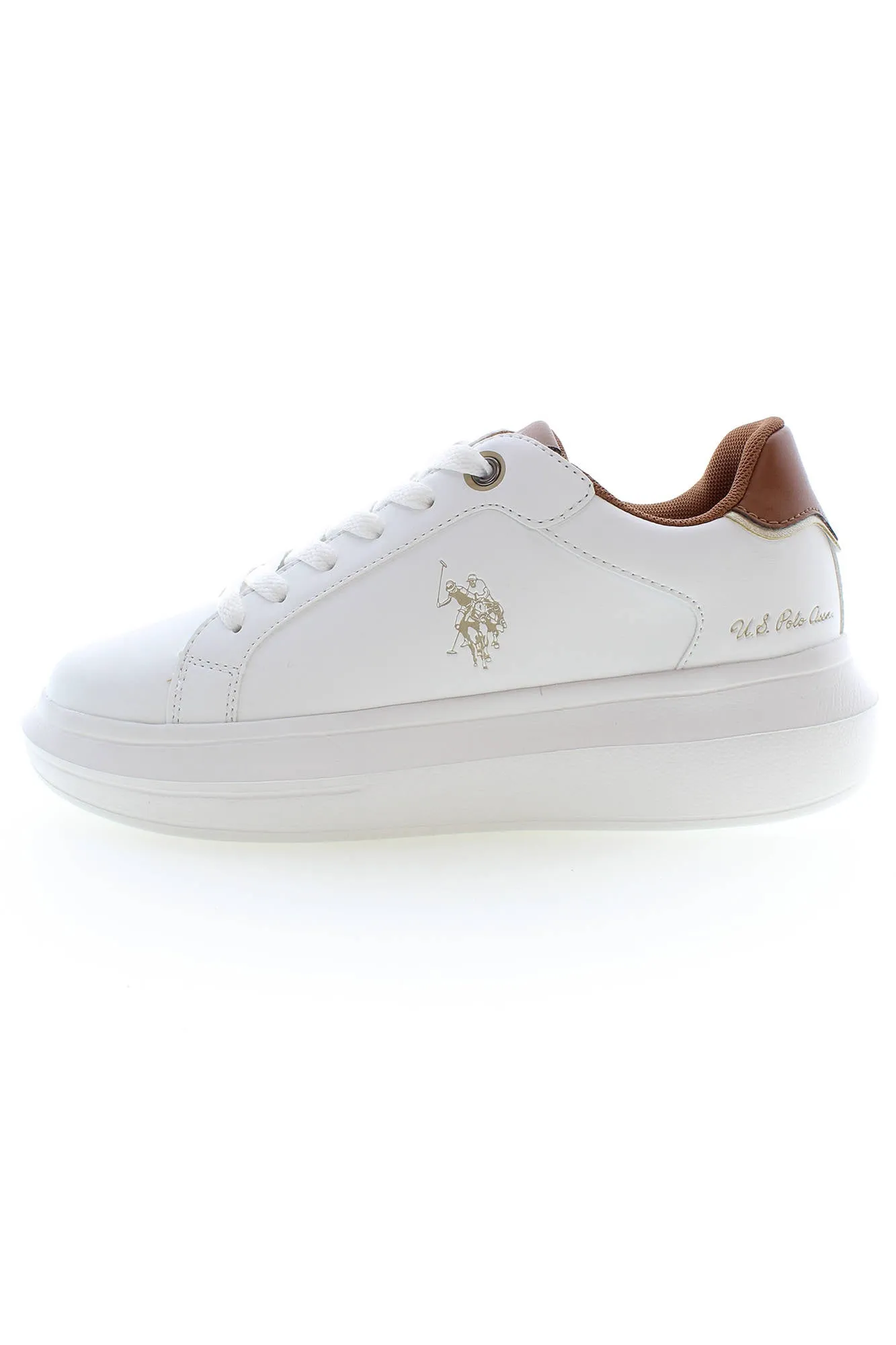 US POLO BEST PRICE WHITE WOMEN'S SPORTS SHOES