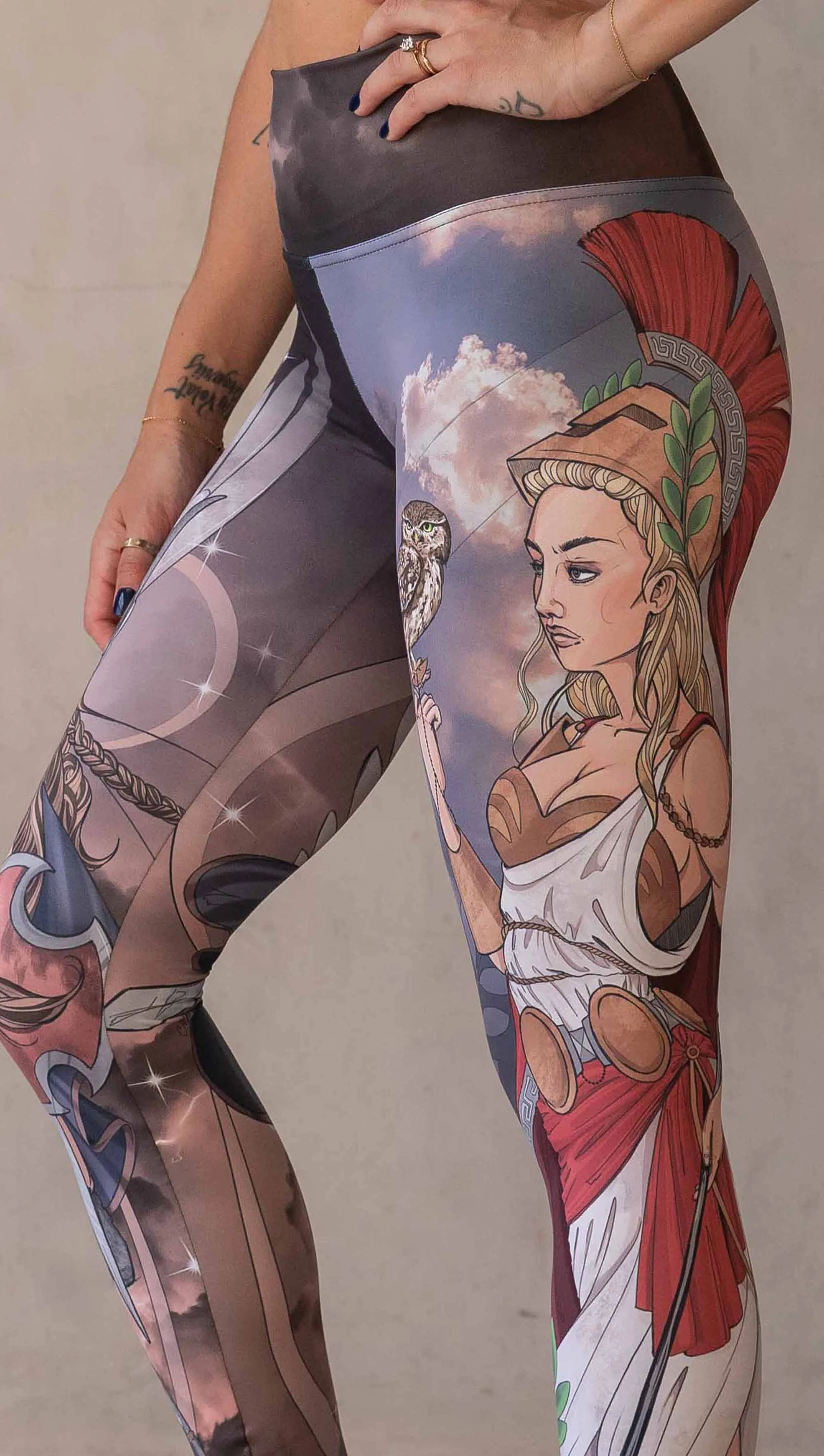 Valkyrie   Athena Mashup - Athleisure Leggings