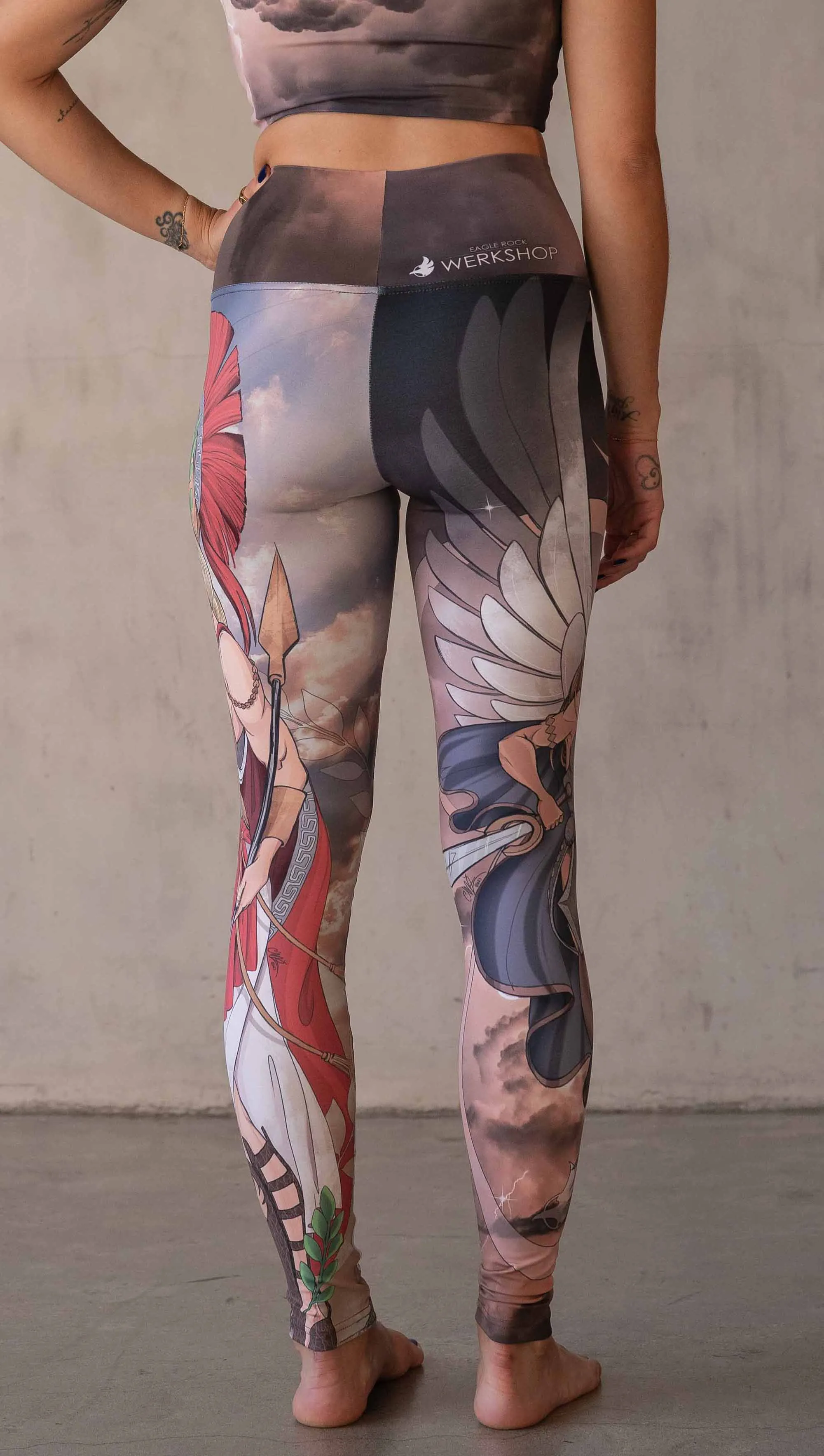 Valkyrie   Athena Mashup - Athleisure Leggings