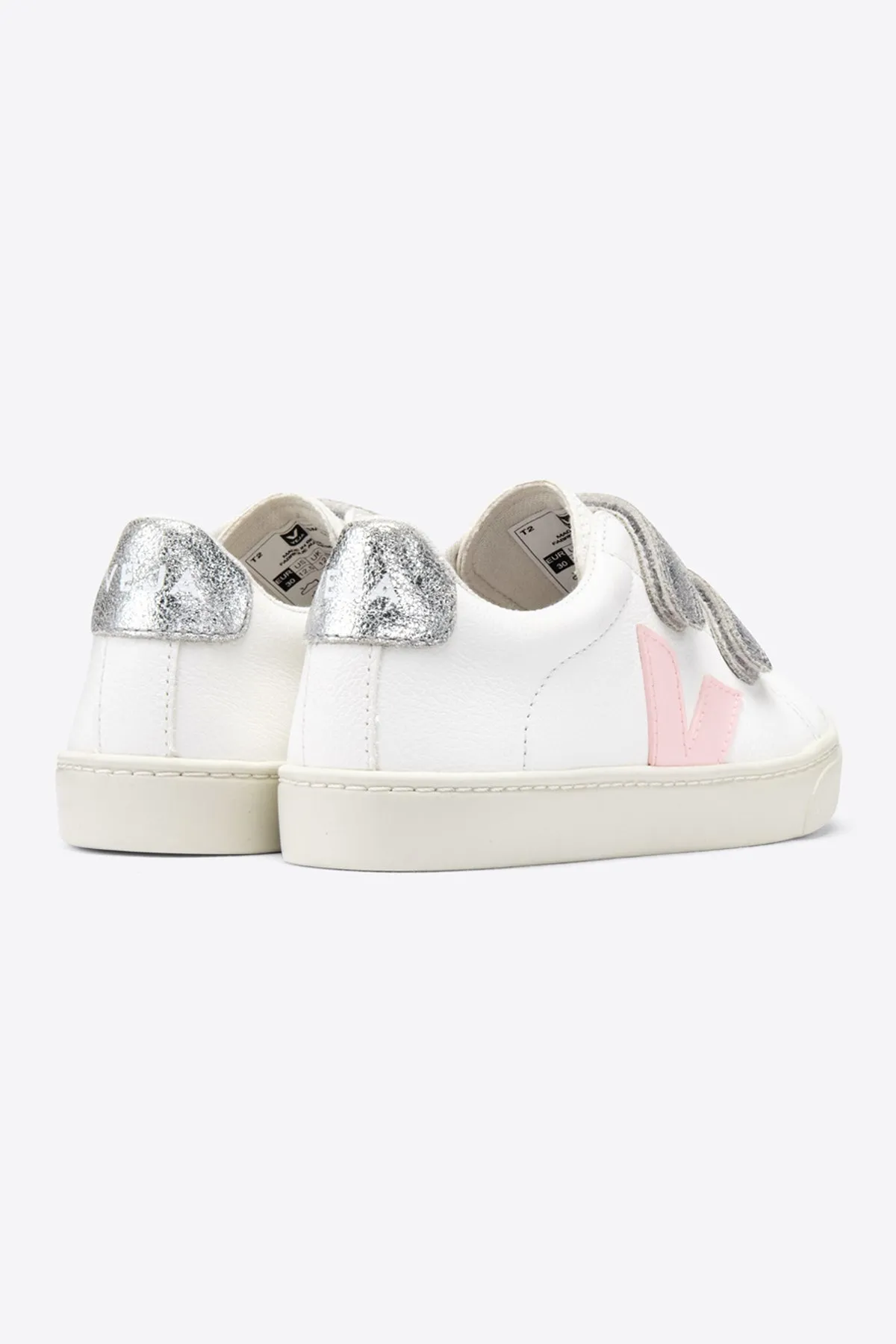 Veja Esplar Kids Shoes - White Petal Silver (Size 32EU/1 left)