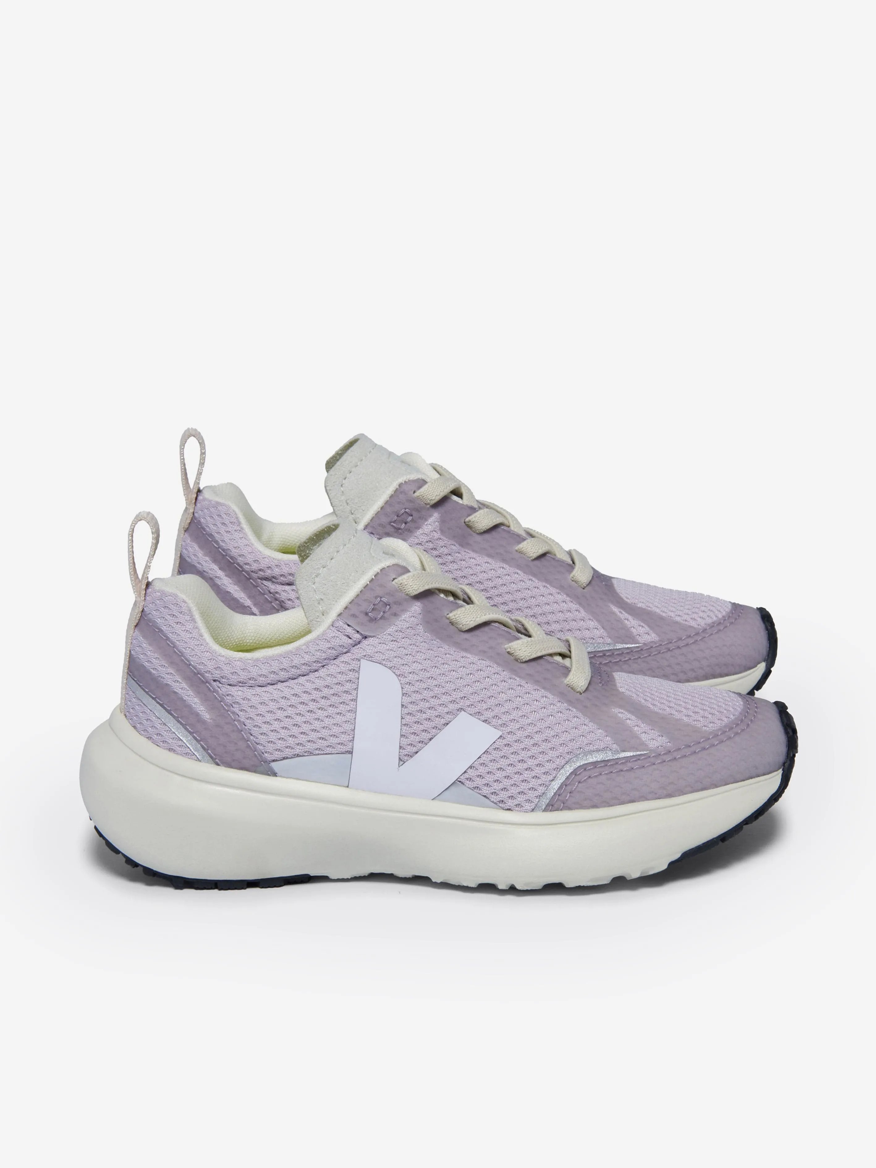 Veja Girls Canary Alveomesh Trainers in Purple