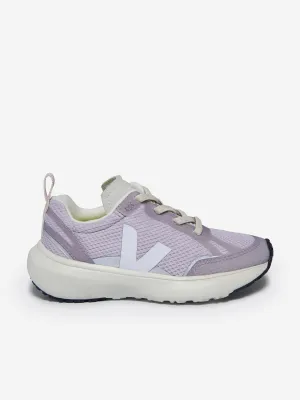 Veja Girls Canary Alveomesh Trainers in Purple