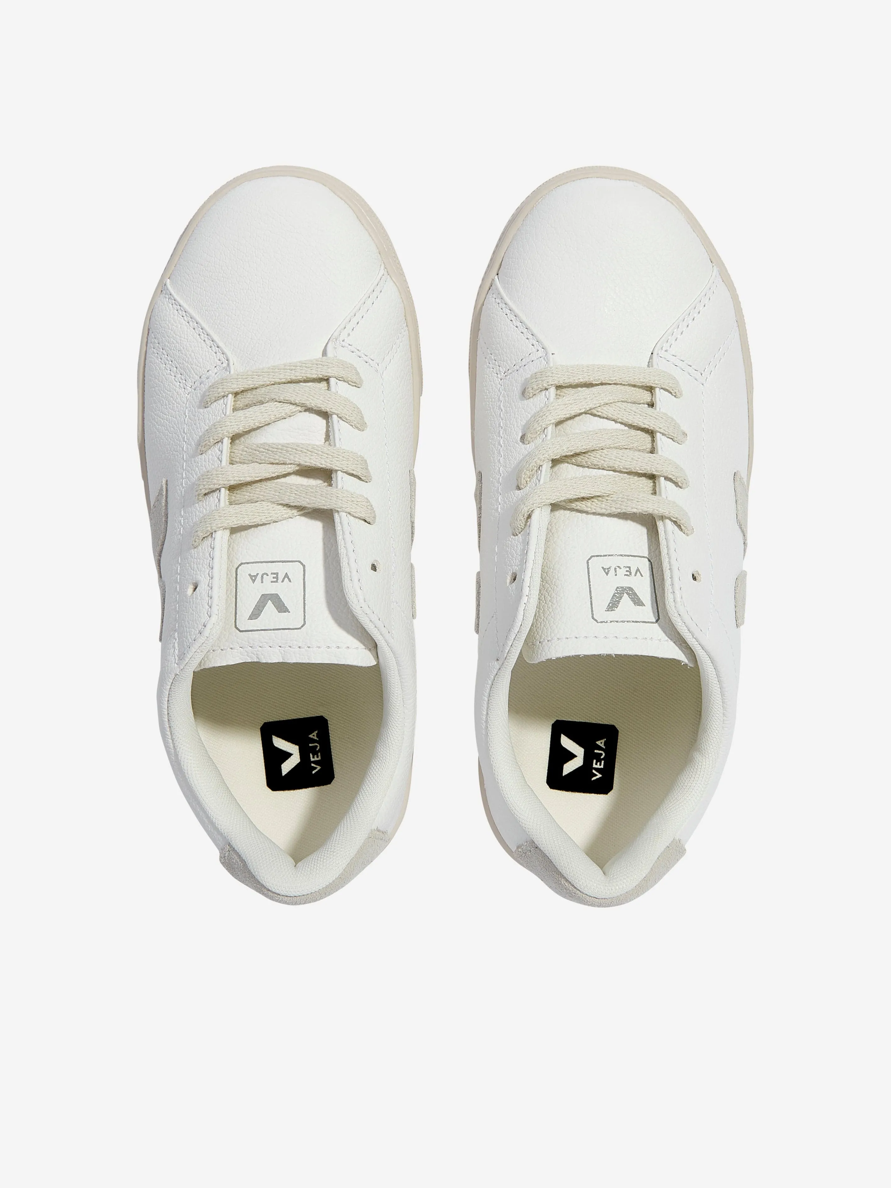 Veja Kids Esplar Laces Trainers in White