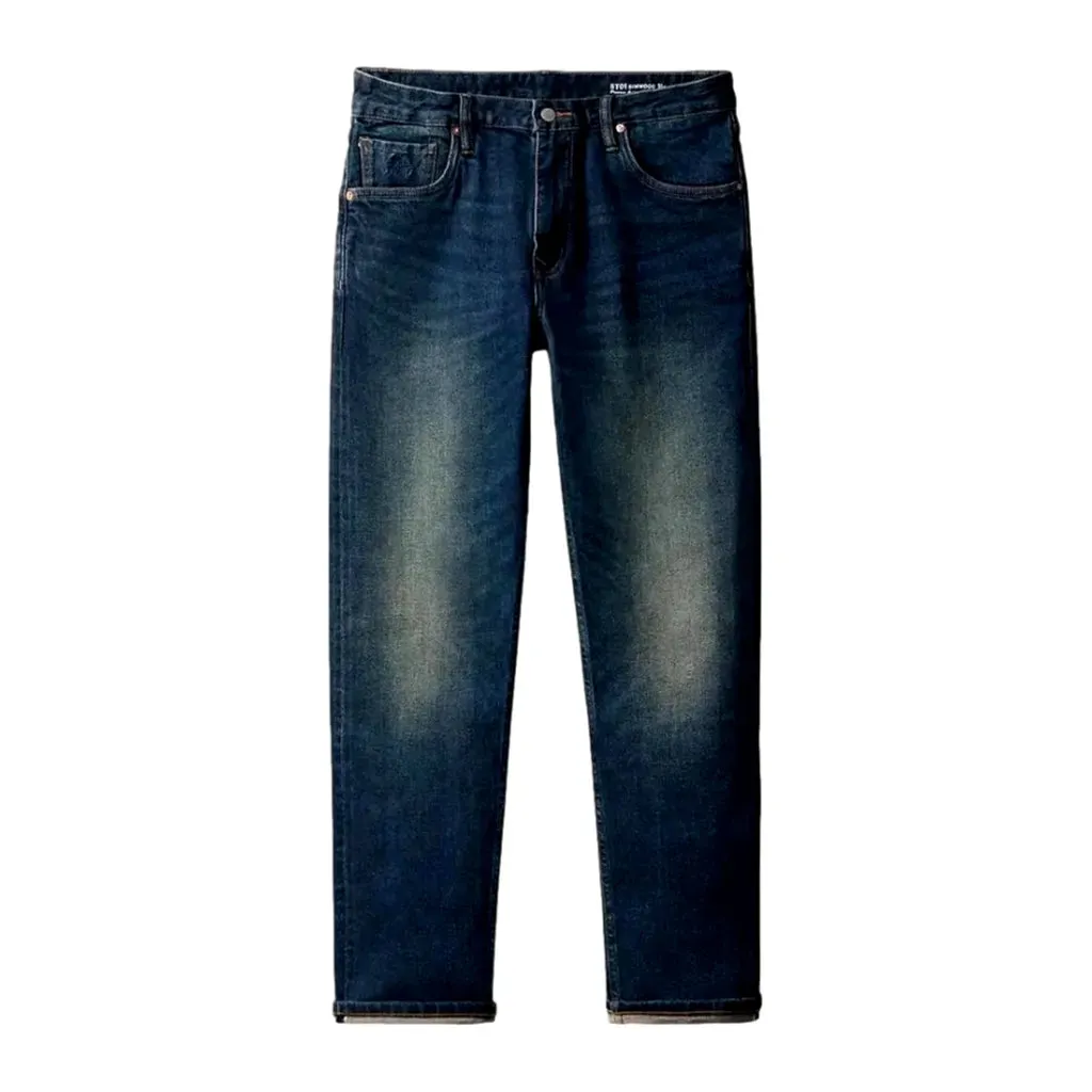 Vintage mid rise tapered men's jeans