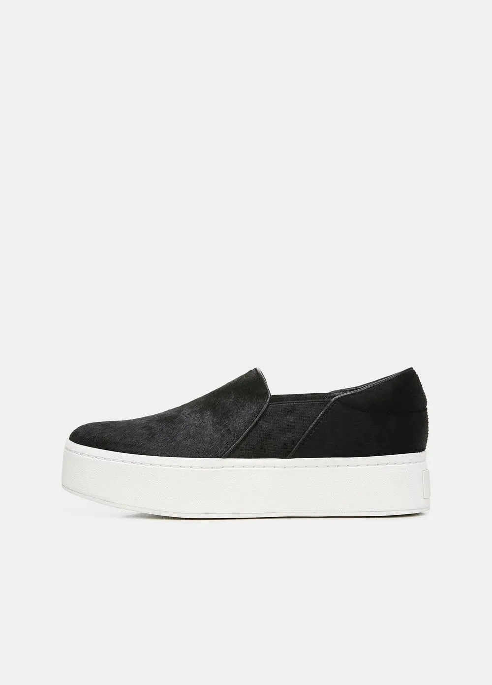 Warren Pony Hair Sneaker - Black