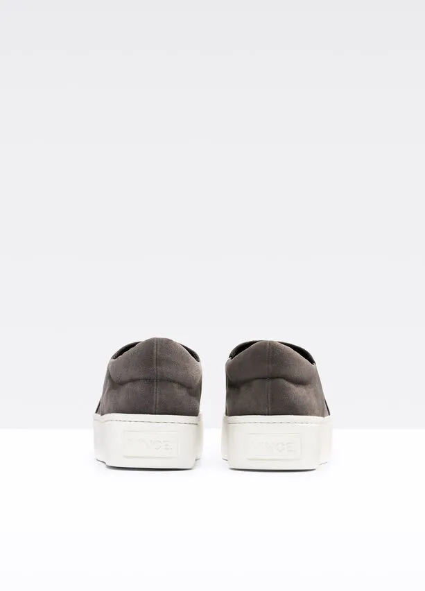 Warren Sneaker - Steel Suede