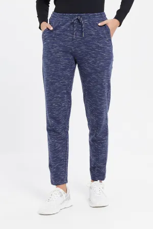 Women Blue Basic Joggers