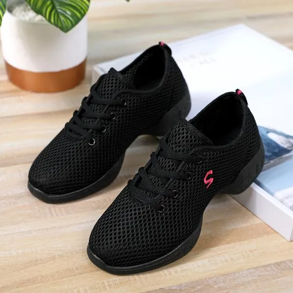 Women's Cloth Sneakers Modern Jazz Sneakers Dance Shoes